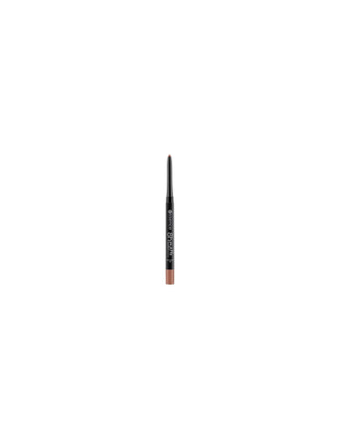 Essence Cosmetics Matte Comfort Lip Liner in Cinnamon Spice, 0.3g, with a smooth, natural brown shade for defining lips.