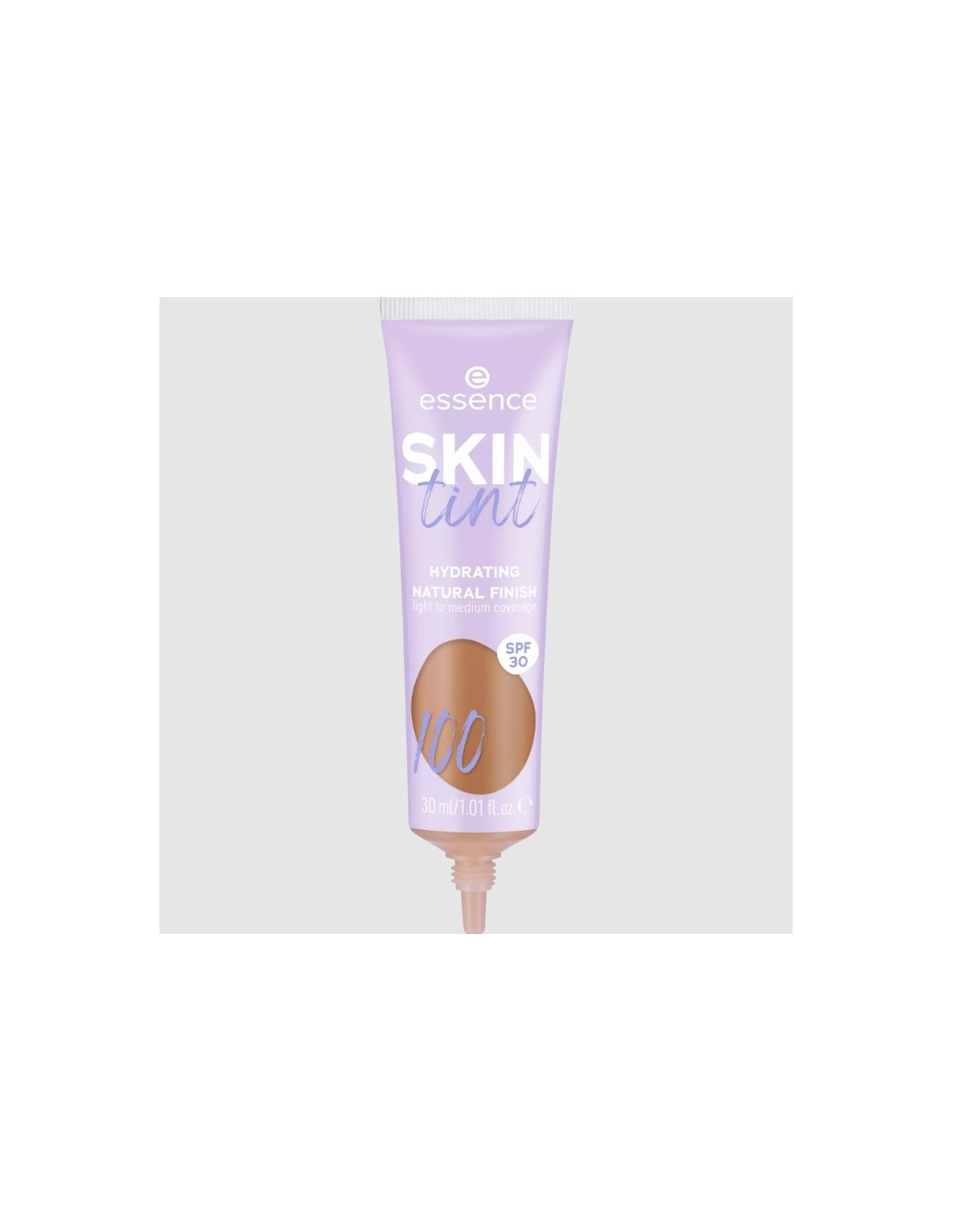 Jag Couture London Essence Cosmetics Skin Tint Crema Hidratante con Color SPF30 in 30ml bottle, featuring a smooth, hydrating formula.