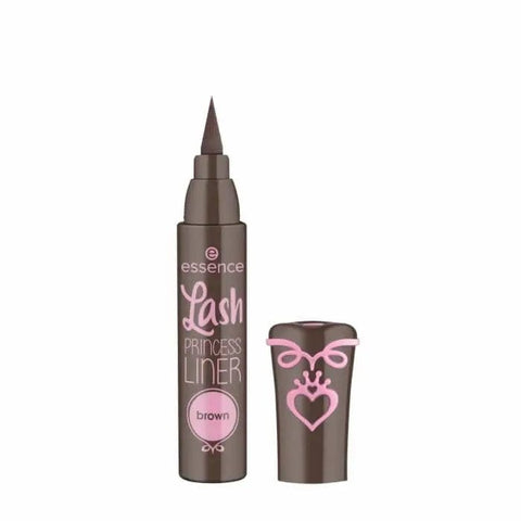 Brown Essence Lash Princess Liner by Jag Couture London - New York, 3ml, with a sleek eyeliner pen tip and brown ink.