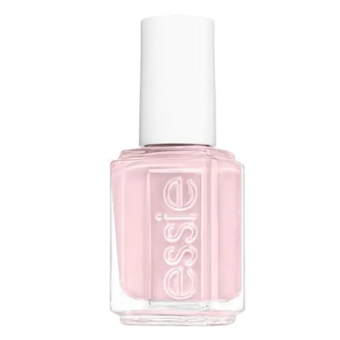 Essie nail color 313 Romper Room nail polish in 13.5ml bottle, showcasing the vibrant pink shade on a white background.