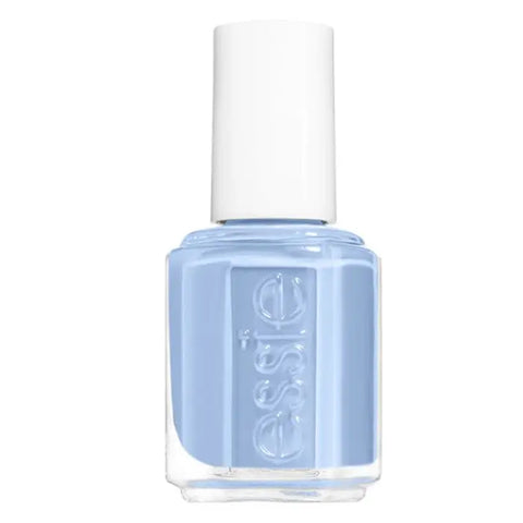 Essie Saltwater Happy nail polish in a vibrant blue shade, displayed in a bottle with Jag Couture London - New York branding.