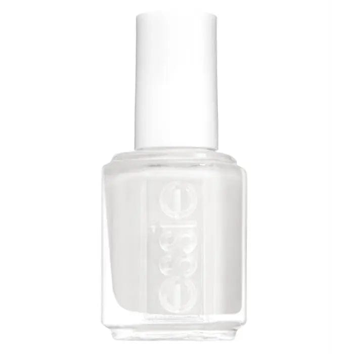 Essie Pearly White Nail Color from Jag Couture London-New York, 13.5ml bottle, showcasing glossy pearly white nail polish.
