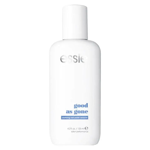 Essie Good As Gone Brightening Nail Polish Remover 125ml by Jag Couture London New York, with a clear bottle and pink liquid.