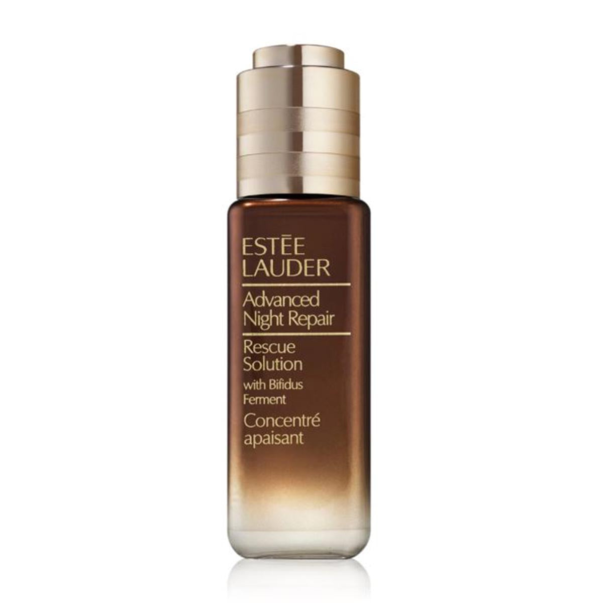Estée Lauder Advanced Night Repair Rescue Solution 20ml in a sleek bottle, designed for nighttime skincare and skin renewal.