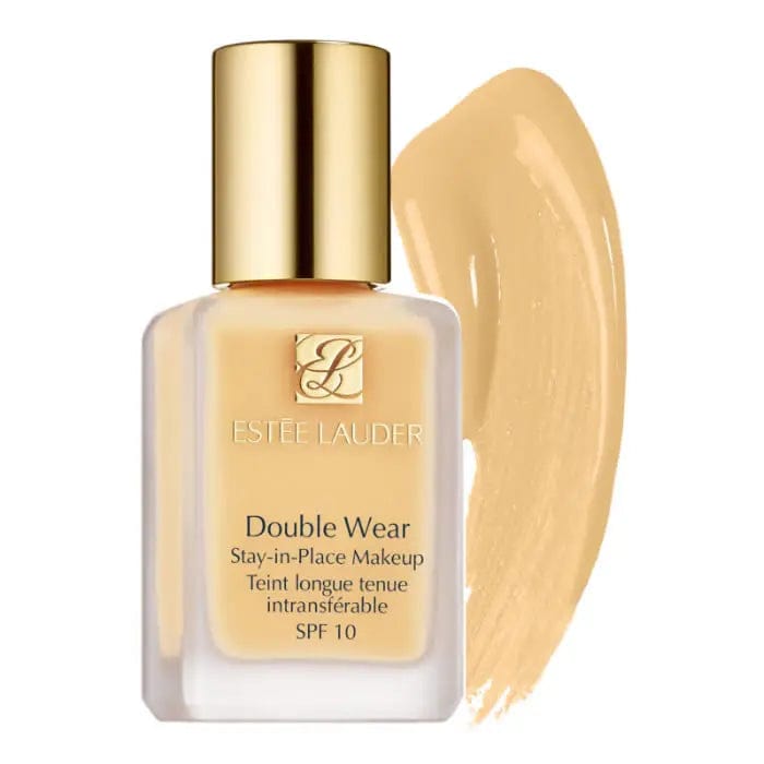 Estee Lauder Double Wear Stay In Place Makeup SPF10 in 1C1 Cool Bone, 30ml bottle, natural beige foundation with a smooth finish