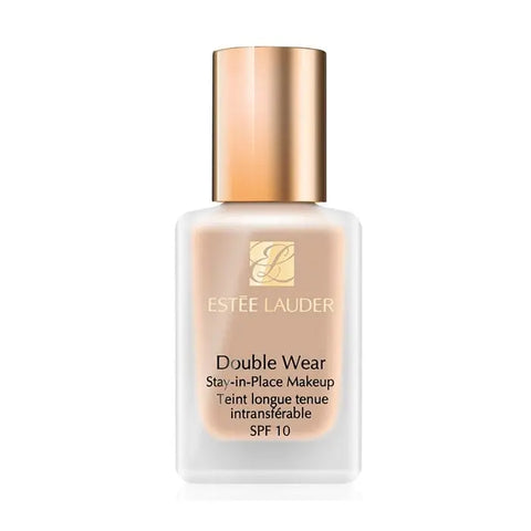 Estee Lauder Double Wear Stay-In-Place Makeup SPF10 in Ivory Nude, 30ml bottle, with brand logo and packaging details.