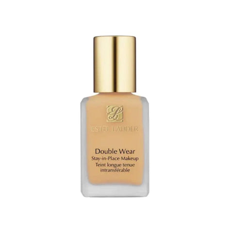 Estee Lauder Double Wear Stay In Place Makeup SPF10 in 2C1 Pure Beige, 30ml bottle, natural finish, long-lasting foundation.