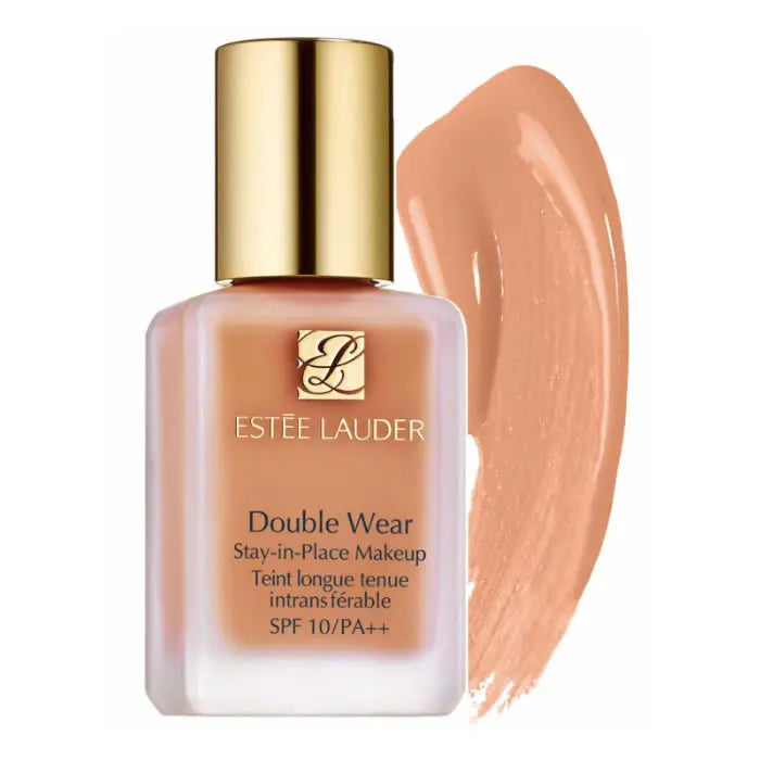 Estee Lauder Double Wear Stay-In-Place Makeup SPF10 in 5N1 Rich Ginger, 30ml bottle, with product label visible.