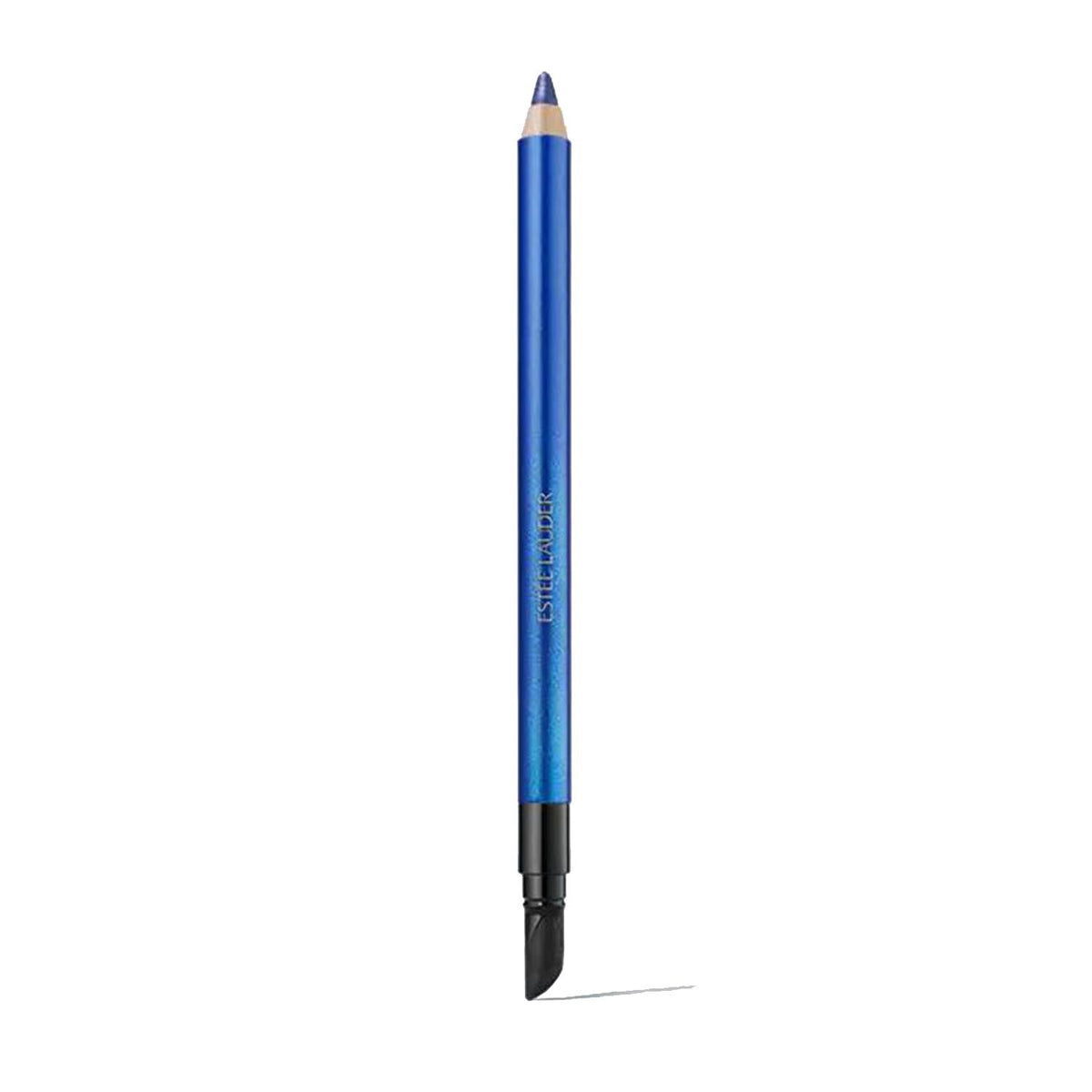 Estée Lauder Double Wear Water Eye Pencil in Sapphire, featuring a sleek blue eyeliner pencil with the Estee Lauder branding.