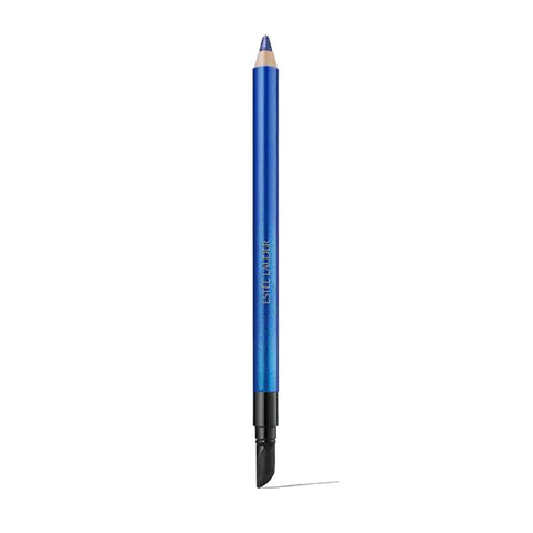 Estée Lauder Double Wear Water Eye Pencil in Sapphire, featuring a sleek blue eyeliner pencil with the Estee Lauder branding.