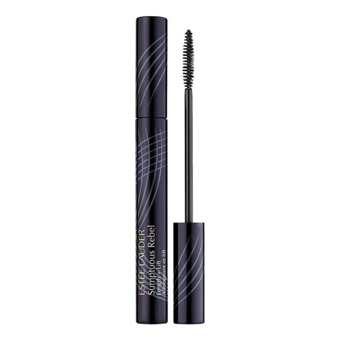 Estée Lauder Sumptuous Rebel Mascara 8ml tube with black brush and sleek packaging, designed to enhance eyelashes.