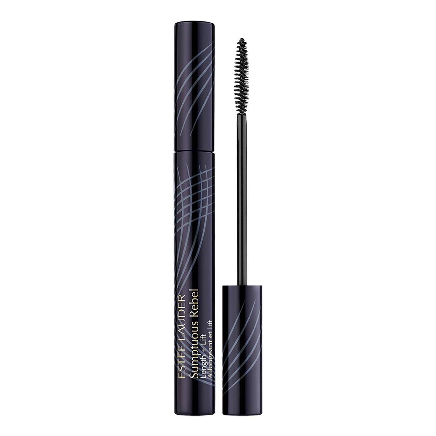 Estee Lauder Sumptuous Rebel Mascara 8ml in black, with a sleek tube and wand, designed to enhance and volumize eyelashes.