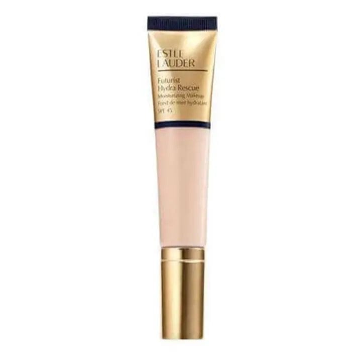 Estee Lauder Futurist Hydra Rescue SPF45 2C3 Fresco 35ml skincare product with a sleek bottle, featuring a light, refreshing design.