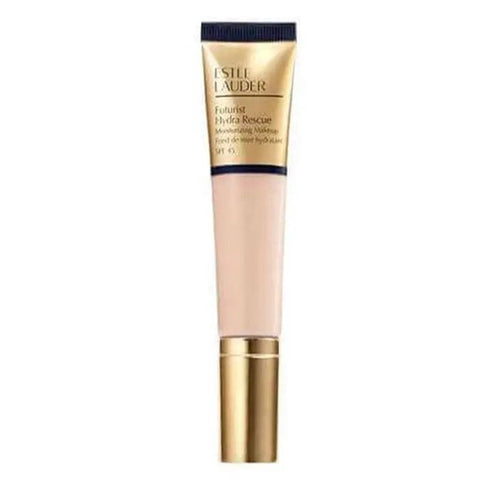 Estee Lauder Futurist Hydra Rescue SPF45 2C3 Fresco 35ml skincare product with a sleek bottle, featuring a light, refreshing design.