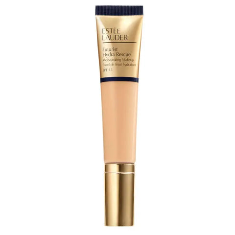 Estee Lauder Futurist Hydra Rescue SPF45 2-in-1 Dawn 35ml tube with sleek packaging, suitable for daily skincare and sun protection.