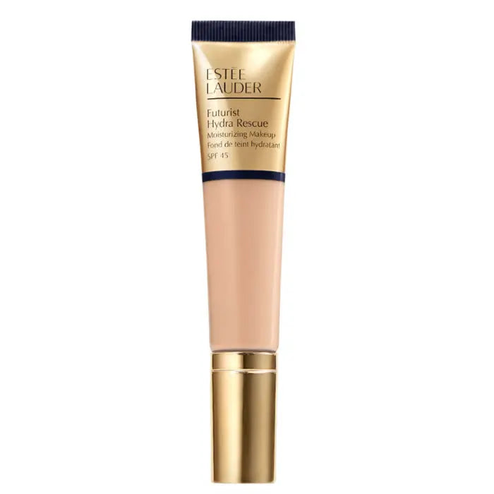 Estee Lauder Futurist Hydra Rescue SPF45 3-in-1 Ivory Beige 35ml bottle, lightweight skincare and makeup product.