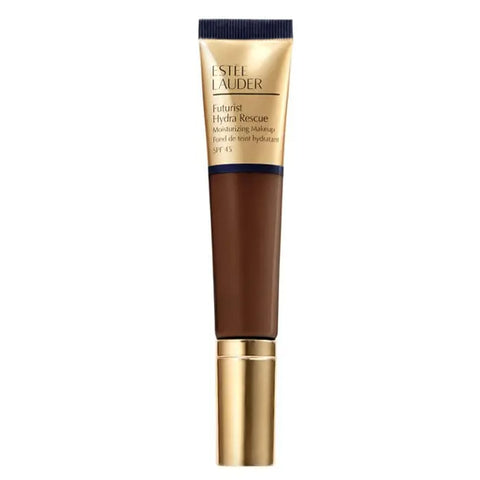 Estee Lauder Futurist Hydra Rescue SPF45 8-in-2 Rich Expresso 35ml tube, showcasing the skincare and sun protection product.