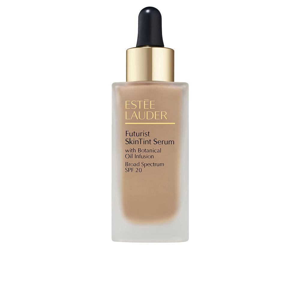 Estée Lauder Futurist Skintint Serum SPF20 in 30ml bottle, featuring smooth, tinted serum with sun protection from Jag Couture London.