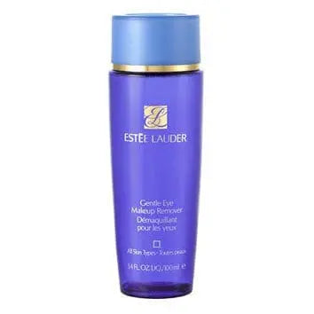 Estee Lauder Gentle Eye Makeup Remover in a 100ml bottle, shown with the product label and packaging.