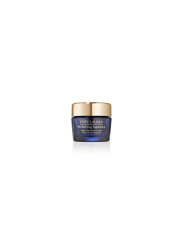 Estée Lauder Revitalizing Supreme Night Power Bounce Creme Moisturizer in a 50ml jar, showcasing smooth, radiant skin.