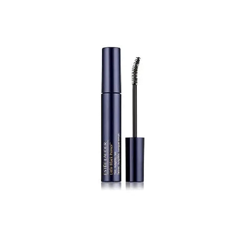 Estée Lauder Little Black Primer 6ml tube, black eyelash primer by Jag Couture London - New York, with applicator visible.