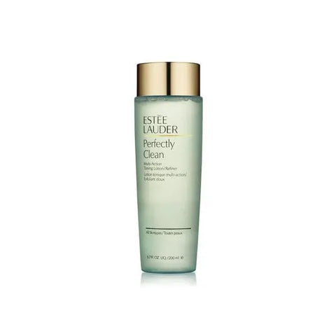 Estee Lauder Perfectly Clean Multi-Action Toning Lotion-Refiner in 200ml bottle, skincare product by Jag Couture London New York