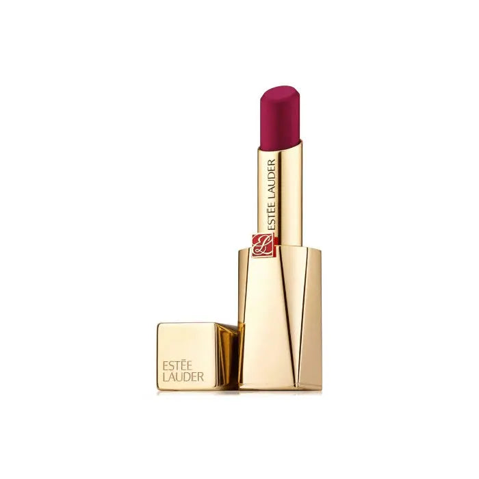 Estee Lauder Pure Color Desire Lipstick in shade 403 Ravage, bold red lipstick in sleek packaging from Jag Couture London New York