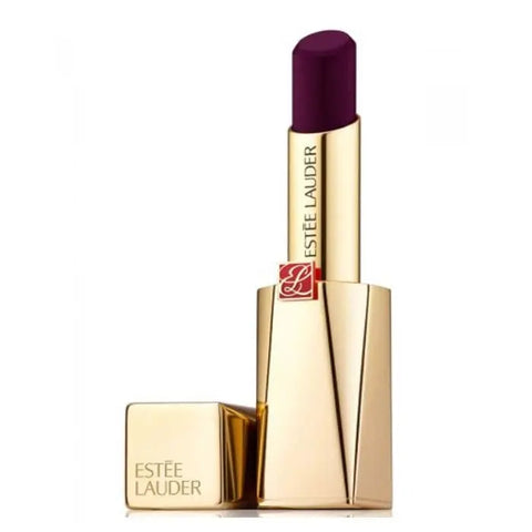 Estee Lauder Pure Color Desire Matte Lipstick 414 Prove It in a sleek tube, featuring rich, matte lipstick with a deep nude shade