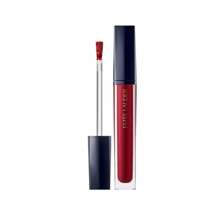 Estée Lauder Pure Color Envy Kissable Lip Shine in Wicked Gleam, featuring glossy, shimmering lip gloss on naturally shaped lips.