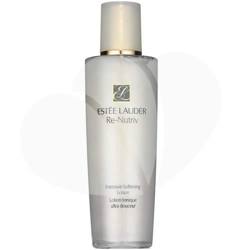 Elegant bottle of Estee Lauder Re-Nutriv Intensive Softening Lotion in 250ml size, featuring luxurious packaging and softening formula.
