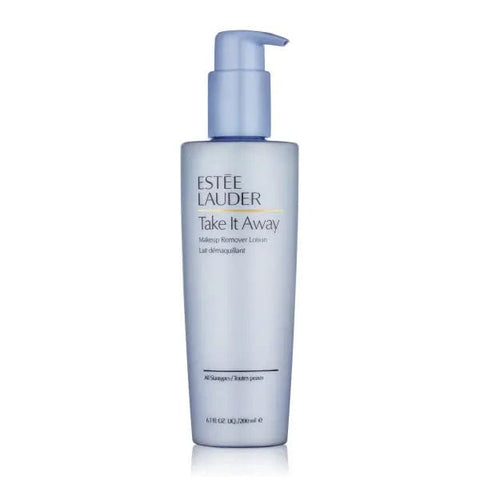 Jag Couture London New York Estee Lauder Take It Away Make Up Remover Lotion 200ml bottle with clear packaging and product label.