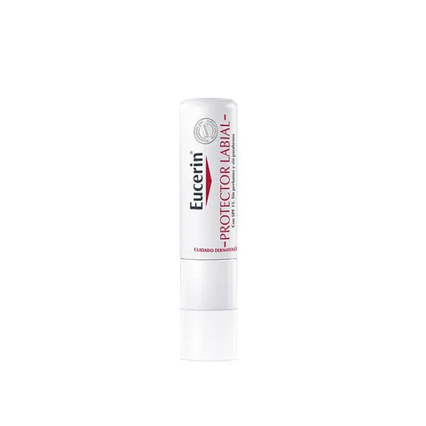 Eucerin Lip Active 4.8g balm in a small jar, designed for nourishing and hydrating lips, by Jag Couture London New York.