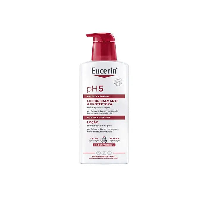 Jag Couture London New York Eucerin pH5 Lotion for Sensitive Skin, 400ml bottle shown in the image.