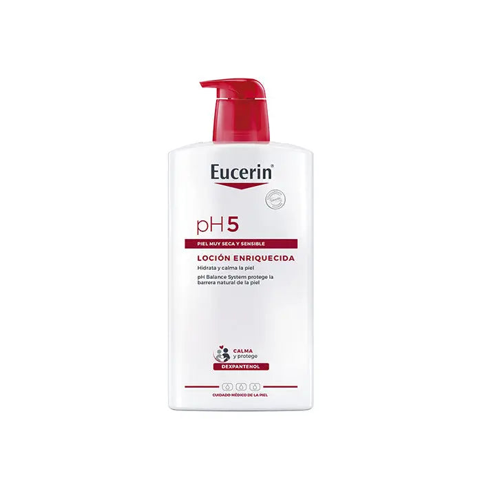 Eucerin pH5 Skin-Protection Lotion 1000ml bottle, moisturizing skincare product from Jag Couture London New York.