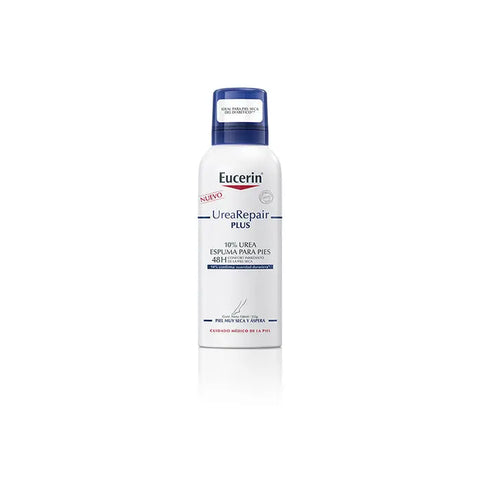 Eucerin Urearepair Plus 10 Foot Foam by Jag Couture London New York, 150ml, creamy foam for dry, cracked skin on feet