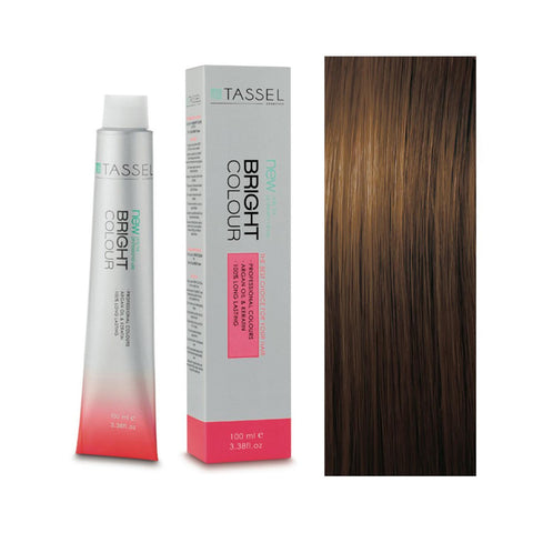 Eurostil Bright Colour Tinte 6.71 Rubio Oscuro Marrón Frío hair dye by Jag Couture London – New York, in a single bottle.