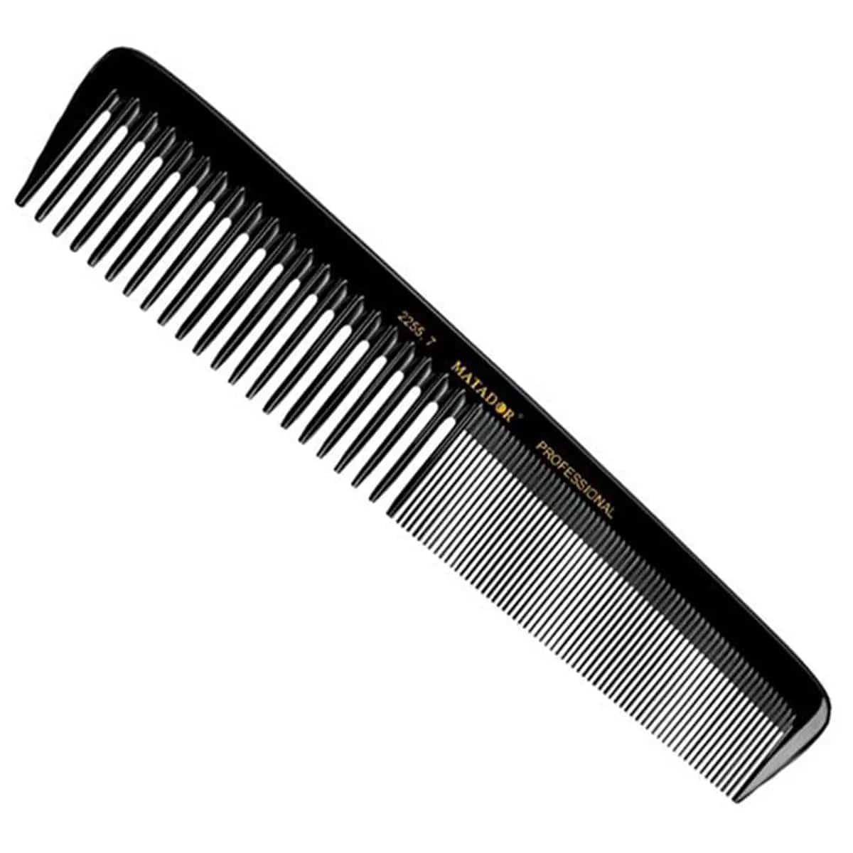 Jag Couture London - New York Eurostil Cabello Peine Matador, a professional hair comb shown in the image.