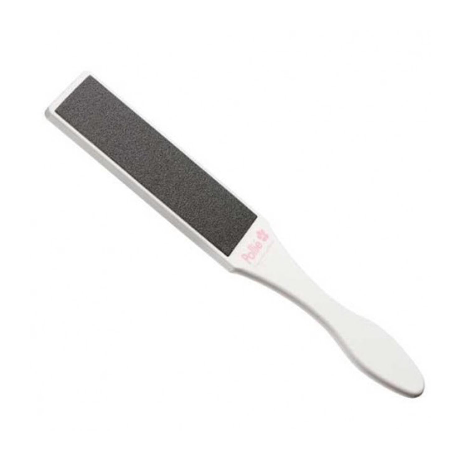Eurostil Callus Scraper Pedicure by Jag Couture London - New York, showing a handheld metal callus remover for foot care.