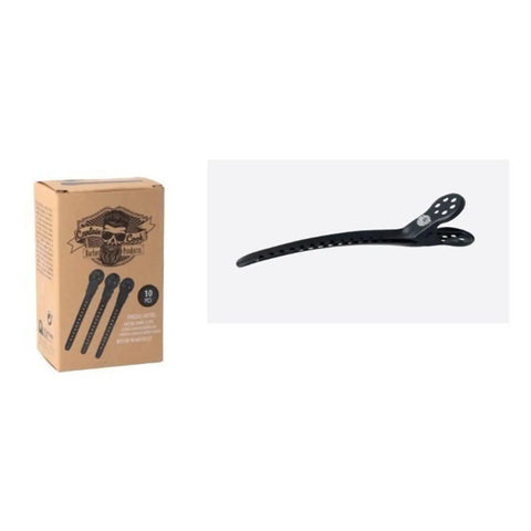 Eurostil Captain Cook hair clips by Jag Couture London, showing a box of single metal hair clips on a white background.