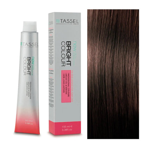 Eurostil New Bright Colour Tinte N5.77 Marron Chocolate hair dye in a box, from Jag Couture London - New York.
