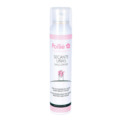 Eurostil Pollie nail quick-dry spray by Jag Couture London New York in a 200ml bottle, designed for fast nail polish drying.