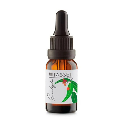 Eurostil Tassel eucalyptus essential oil 15ml bottle from Jag Couture London New York, with a tassel decoration visible.