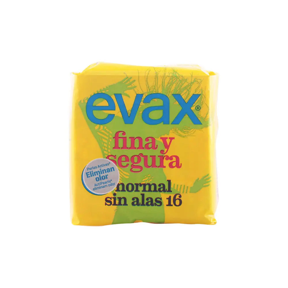 Evax Fina & Segura normal sanitary towels by Jag Couture London New York, 16-pack, featuring discreet, absorbent sanitary towels.