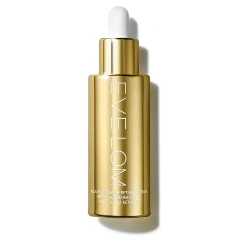 Eve Lom Radiance Repair Retinol Serum 30ml by Jag Couture London - New York, in a sleek glass bottle with a pump dispenser.