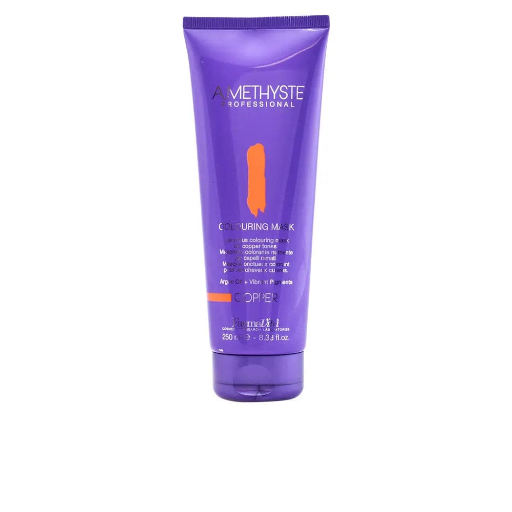 Farmavita Amethyste Colouring Mask Cooper 250ml, a nourishing hair mask with copper tone for vibrant color treatment.
