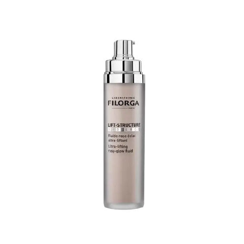 Filorga Lift-Structure Radiance Fluid Pink Illuminator in 50ml bottle, ultra-lifting skincare product by Jag Couture London New York