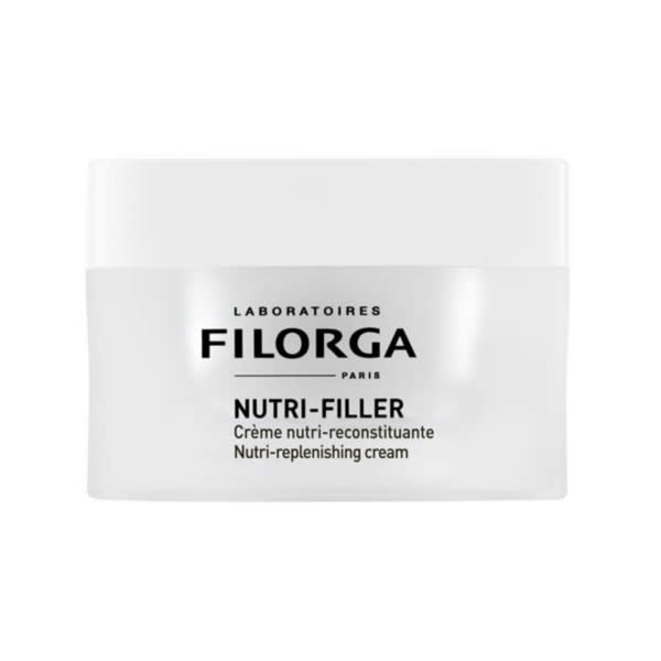 Jar of Filorga Nutri-Filler Nutri-Replenishing Cream 50ml from Jag Couture London - New York, with a smooth, nourishing cream inside.
