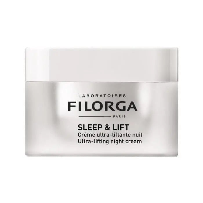 Jar of Filorga Sleep and Lift Night Cream by Jag Couture London, showing the 50ml container with sleek packaging.