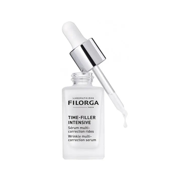 Jag Couture London New York Filorga Time-Filler Wrinkle Multi-Correction Serum 30ml bottle, smooth and hydrating skincare product