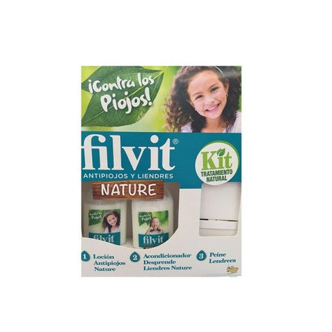 Two bottles of Filvit Nature Anti-Lice Lotion by Jag Couture London and New York, 125ml each, in clear packaging.